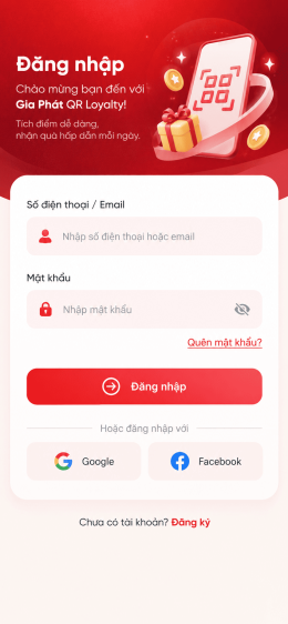 Ứng dụng Tích điểm, đổi quà tặng